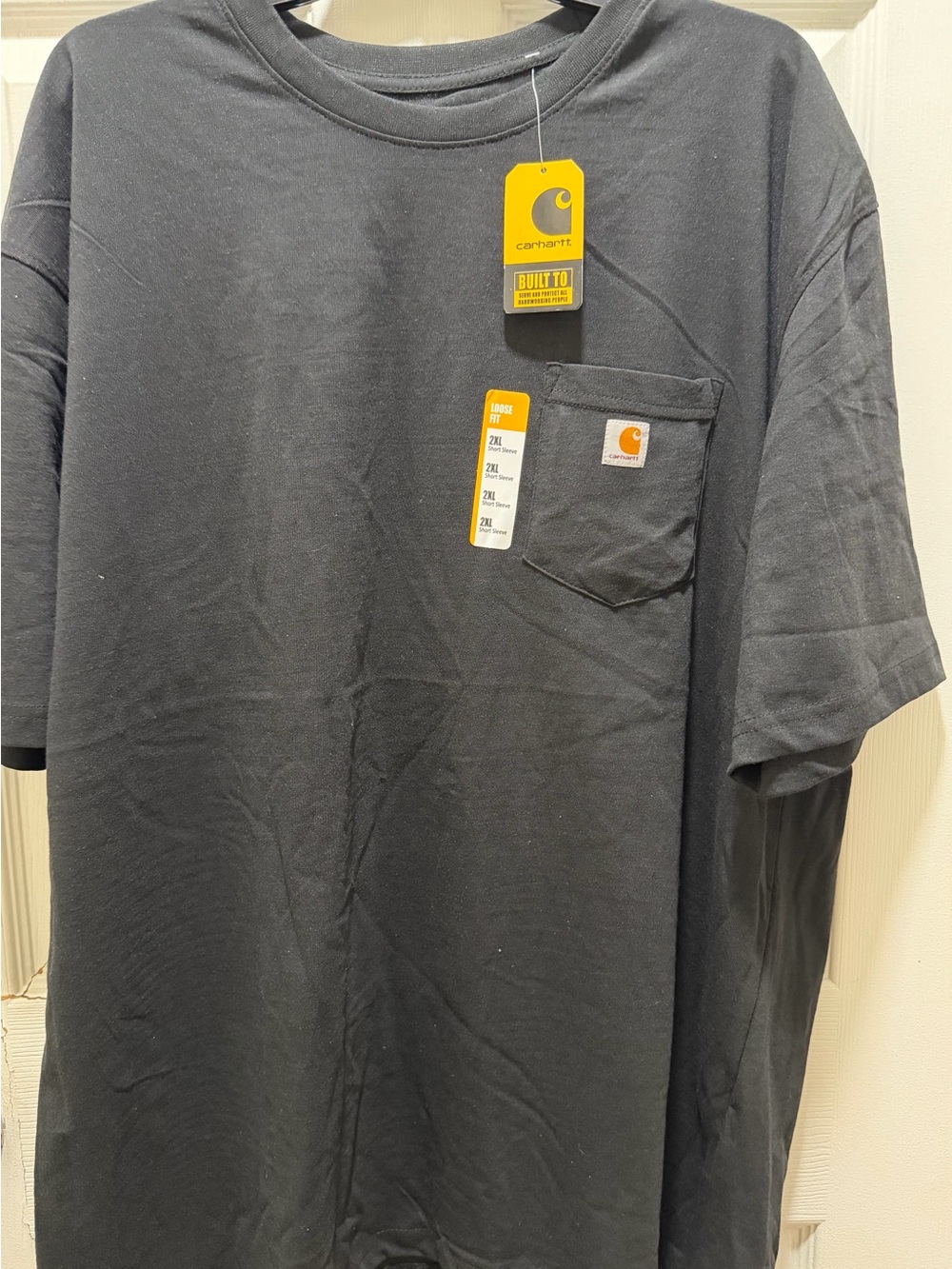Carhartt Black Short-Sleeve Pocket Tee